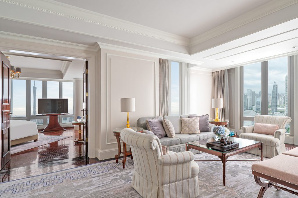 Luxury hotel suite photography